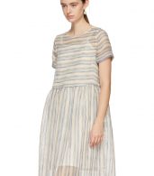 photo Multicolor Striped Perhacs Dress by YMC - Image 4