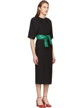 photo Black Belted Dress by Maison Margiela - Image 2