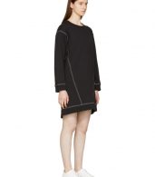photo Black Basic Sweatshirt Dress by MM6 Maison Martin Margiela - Image 2