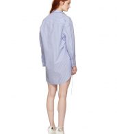 photo Blue and White Stripe Layered Shirt Dress by MM6 Maison Martin Margiela - Image 3