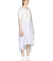 photo White Jersey Combo Dress by MM6 Maison Martin Margiela - Image 4