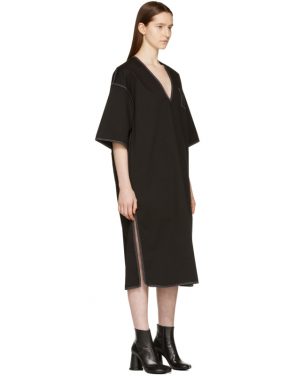 photo Black Dyed Kimono Dress by MM6 Maison Martin Margiela - Image 2