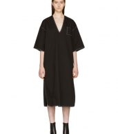 photo Black Dyed Kimono Dress by MM6 Maison Martin Margiela - Image 1
