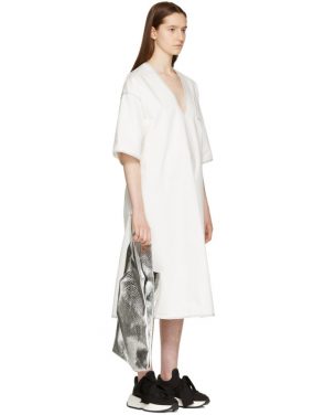 photo Off-White Dyed Kimono Dress by MM6 Maison Martin Margiela - Image 4