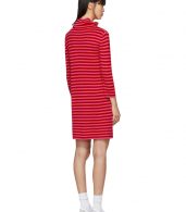 photo Red and Pink Striped Cowl Neck Dress by Marc Jacobs - Image 3