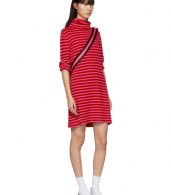 photo Red and Pink Striped Cowl Neck Dress by Marc Jacobs - Image 4