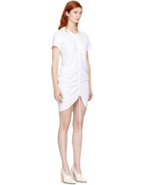 photo White High Twist Dress by T by Alexander Wang - Image 2