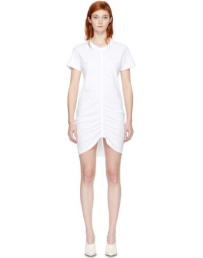 photo White High Twist Dress by T by Alexander Wang - Image 1
