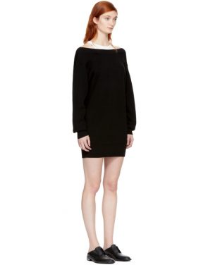 photo Black and Off-White Bi-Layer Dress by T by Alexander Wang - Image 2