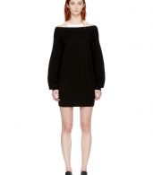 photo Black and Off-White Bi-Layer Dress by T by Alexander Wang - Image 1