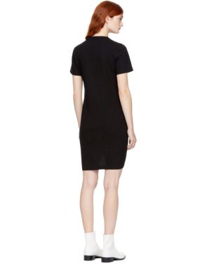 photo Black High Twist Dress by T by Alexander Wang - Image 3