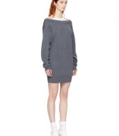 photo Grey and Off-White Bi-Layer Dress by T by Alexander Wang - Image 2