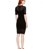 photo Black Float Stitch Dress by T by Alexander Wang - Image 3