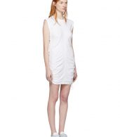 photo White High Twist Side Tie Dress by T by Alexander Wang - Image 2