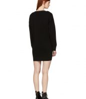 photo Black Snap Detail Off-the-Shoulder Dress by T by Alexander Wang - Image 3