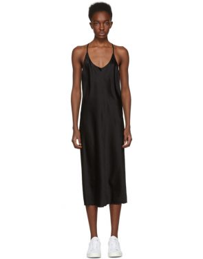 photo Black Wash and Go Slip Dress by T by Alexander Wang - Image 1