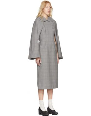 photo Black and White Wool Glen Check Dress by Comme des Garcons - Image 2