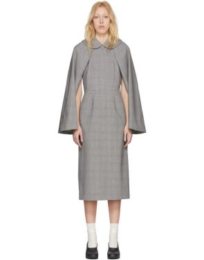 photo Black and White Wool Glen Check Dress by Comme des Garcons - Image 1