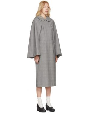 photo Black and White Wool Glen Check Dress by Comme des Garcons - Image 4