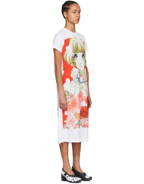 photo White Anime Girl T-Shirt Dress by Comme des Garcons - Image 2