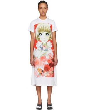photo White Anime Girl T-Shirt Dress by Comme des Garcons - Image 1