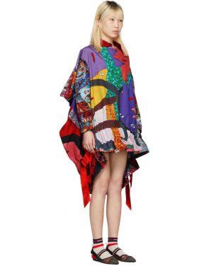 photo Multicolor Mixed Graphic Dress by Comme des Garcons - Image 2