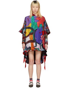 photo Multicolor Mixed Graphic Dress by Comme des Garcons - Image 1