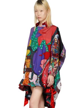 photo Multicolor Mixed Graphic Dress by Comme des Garcons - Image 5