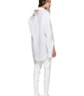 photo White Oversized Slit Sleeve Shirt Dress by Junya Watanabe - Image 3