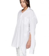 photo White Oversized Slit Sleeve Shirt Dress by Junya Watanabe - Image 5