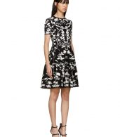 photo Black and White Botanical Spine Dress by Alexander McQueen - Image 2