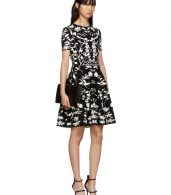 photo Black and White Botanical Spine Dress by Alexander McQueen - Image 4