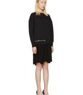 photo Black Zip Sweasthirt Dress by Alexander McQueen - Image 2