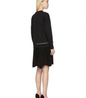 photo Black Zip Sweasthirt Dress by Alexander McQueen - Image 3