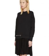 photo Black Zip Sweasthirt Dress by Alexander McQueen - Image 4