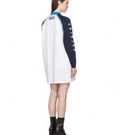 photo White and Navy Limited Edition Alpha T-Shirt Dress by Opening Ceremony - Image 3