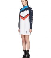 photo White and Navy Limited Edition Alpha T-Shirt Dress by Opening Ceremony - Image 4