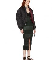 photo Black Striped Maxi Dress by Opening Ceremony - Image 5