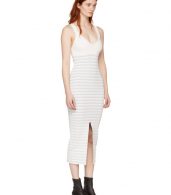 photo White Striped Maxi Dress by Opening Ceremony - Image 2
