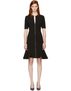 photo Black V-Neck Flare Dress by Givenchy - Image 1