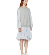 photo Grey French Terry Combo Dress by 3.1 Phillip Lim - Image 2