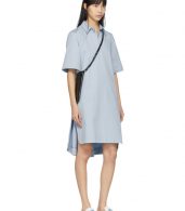 photo Blue Poplin Short Dress by Carven - Image 4