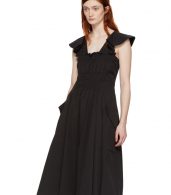 photo Black Gathered Dress by Carven - Image 4
