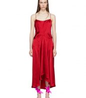 photo Red Viscose Slip Dress by Carven - Image 1