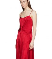 photo Red Viscose Slip Dress by Carven - Image 4
