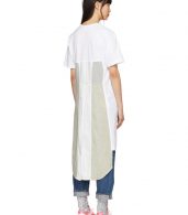 photo White Panelled Print T-Shirt Dress by Comme des Garcons Homme Plus - Image 3