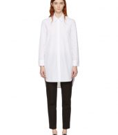 photo White Poplin Shirt Dress by Neil Barrett - Image 1