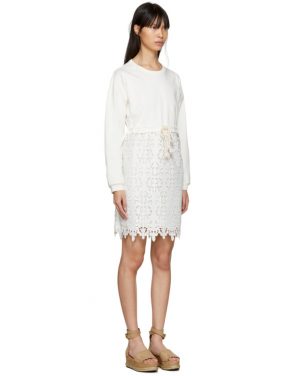 photo Off-White Broderie Anglaise Dress by See by Chloe - Image 2