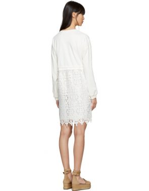 photo Off-White Broderie Anglaise Dress by See by Chloe - Image 3