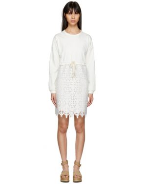 photo Off-White Broderie Anglaise Dress by See by Chloe - Image 1